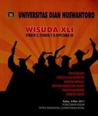 BUKU KENANG-KENANGAN WISUDA UDINUS KE-41