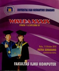 BUKU KENANG-KENANGAN WISUDA UDINUS KE-39