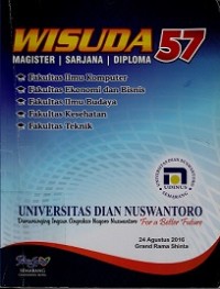 BUKU KENANG-KENANGAN WISUDA UDINUS KE-57