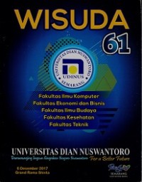 BUKU KENANG-KENANGAN WISUDA UDINUS KE-61