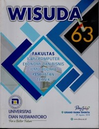 BUKU KENANG-KENANGAN WISUDA UDINUS KE-63