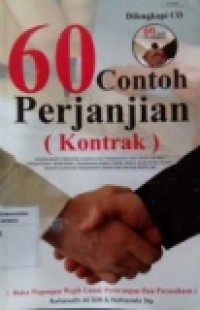 60 CONTOH PERJANJIAN KONTRAK