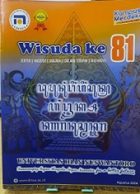 BUKU KENANG-KENANGAN WISUDA UDINUS KE-81