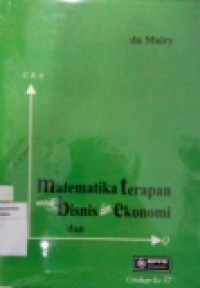 MATEMATIKA TERAPAN UNTUK BISNIS DAN EKONOMI