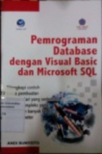 PEMROGAMAN DATABASE DENGAN VISUAL BASIC DAN MICROSOFT SQL