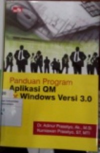 PANDUAN PROGRAM APLIKASI QM FOR WINDOWS VERSI 3.0