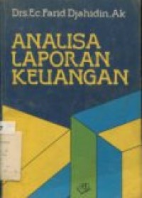 ANALISA LAPORAN KEUANGAN