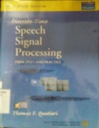 DISCRETE-TIME SPEECH SIGNAL PROCESSING