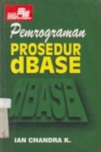 PEMROGRAMAN PROSEDUR DBASE