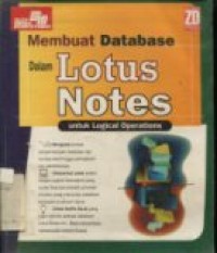 MEMBUAT DATABASE DALAM LOTUS NOTES