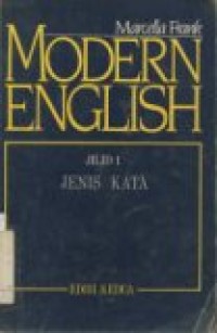 MODERN ENGLISH JENIS KATA