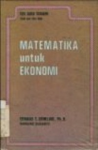 MATEMATIKA UNTUK EKONOMI