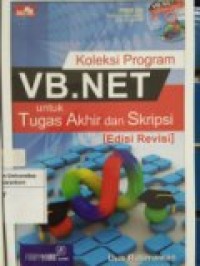 KOLEKSI PROGRAM VB.NET UNTUK TUGAS AKHIR DAN SKRIPSI