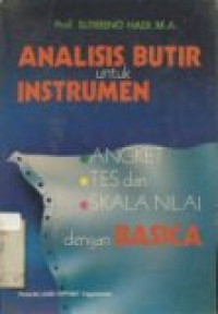 ANALISIS BUTIR UNTUK INTRUMEN DENGAN BASICA