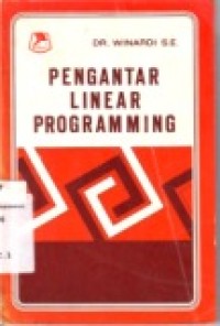 PENGANTAR LINEAR PROGRAMMING