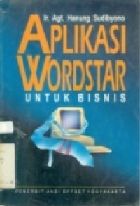 APLIKASI WORDSTAR UNTUK BISNIS