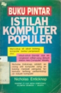 BUKU PINTAR ISTILAH KOMPUTER POPULER