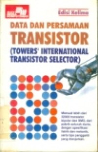 DATA DAN PERSAMAAN TRANSISTOR