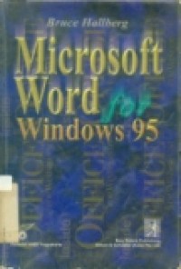 MICROSOFT WORD FOR WINDOWS 95