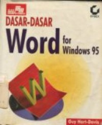 DASAR-DASAR WORD FOR WINDOWS 95