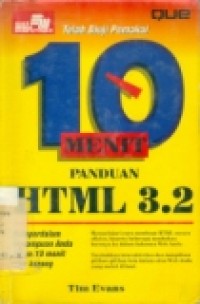 10 MENIT PANDUAN HTML 3.2