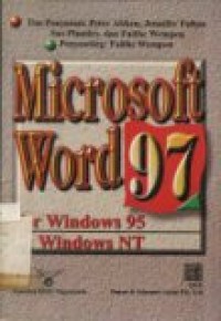 MICROSOFT WORD 97 FOR WINDOWS 95 & WINDOWS NT          SDH