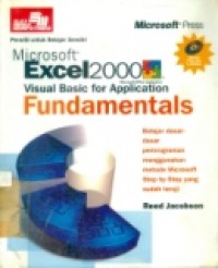 MICROSOFT EXCEL 2000 VISUAL BASIC FOR APPLICATION FUNDAMEN