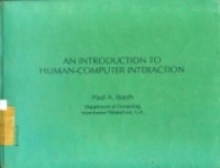 AN INTRODUCTION TO HUMAN-COMPUTER INTERACTION