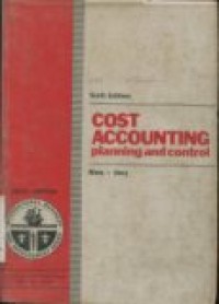 COST ACCOUNTING PLANNING AND CONTROL