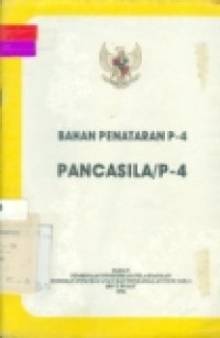 BAHAN PENATARAN P-4 PANCASILA/P-4