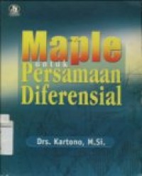 MAPLE UNTUK PERSAMAAN DIFERENSIAL