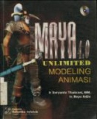 MAYA 4.0 UNLIMITED MODELING ANIMASI