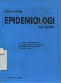 Pengantar Epidemiologi