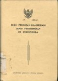 Buku pedoman klasifikasi jenis pembedahan di Indonesia