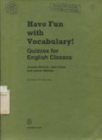 Have Fun With Vocabulary Quizess for English classes