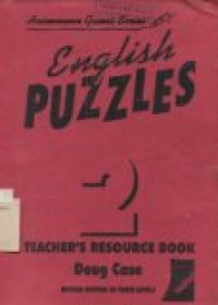 English Puzzles  2 : teacher's resource book doug case