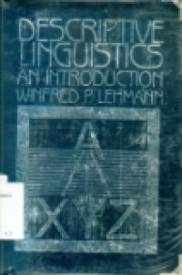 Descriptive linguistics : an introduction