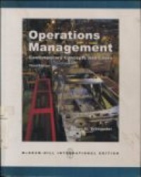 OPERATIONS MANAGEMENT: Contemporary concepts and cases