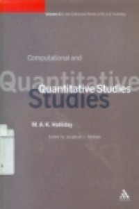 COMPUTATIONAL AND QUANTITATIVE STUDIES : VOLUME 6