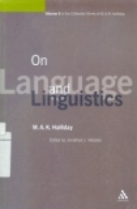 ON LANGUAGE AND LINGUISTICS : VOLUME 3