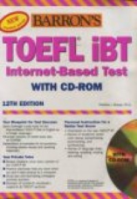 TOEFL IBT INTERNET-BASED TEST WITH CD-ROM 12 EDITION