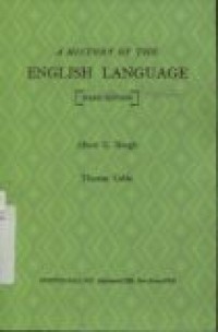 A HISTORY OF THE ENGLISH LANGUAGE THIRD EDITION