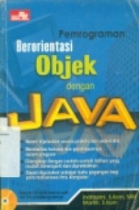 PEMROGRAMAN BERORIENTASI OBJEK DENGAN JAVA