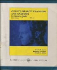 JURAN'S QUALITY PLANNING AND ANALYSIS For Enterprise Quality Fifth Edition