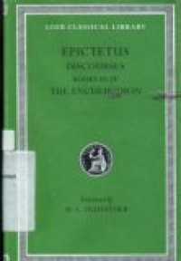 LOEB CLASSICAL LIBRARY EPICTETUS DISCOURSES