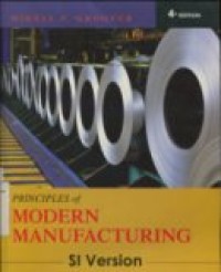 PRINCIPLES OF MODERN MANUFACTURING