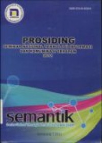 PROSIDING SEMINAR NASIONAL TEKNOLOGI INFORMASI DAN KOMUNIKASI TERAPAN 2011