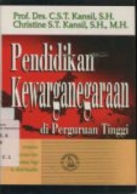 PENDIDIKAN KEWARGANEGARAAN DI PERGURUAN TINGGI