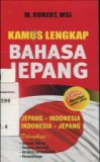 KAMUS LENGKAP JEPANG BONUS ALFABET BAHASA JEPANG