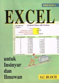 EXCEL UNTUK INSINYUR DAN ILMUWAN